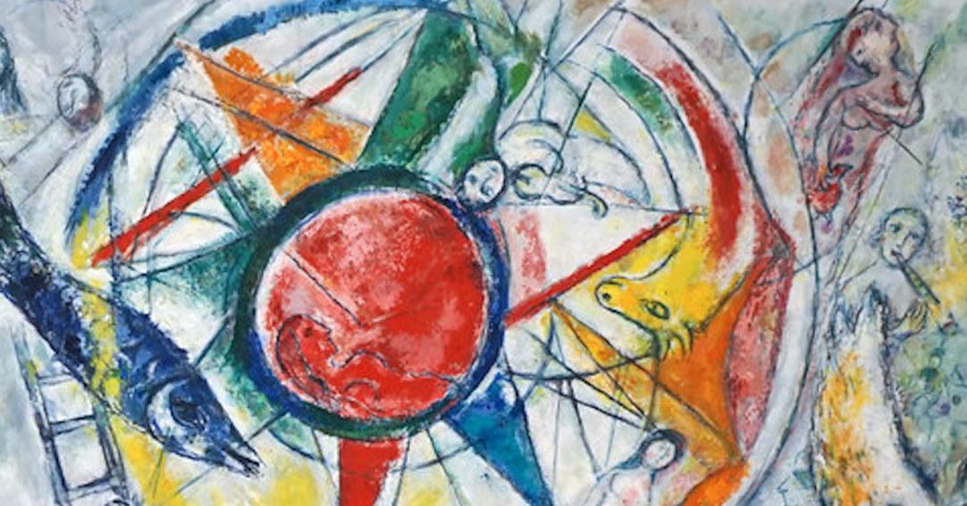 Chagall et l’esprit de couleurs brouillon